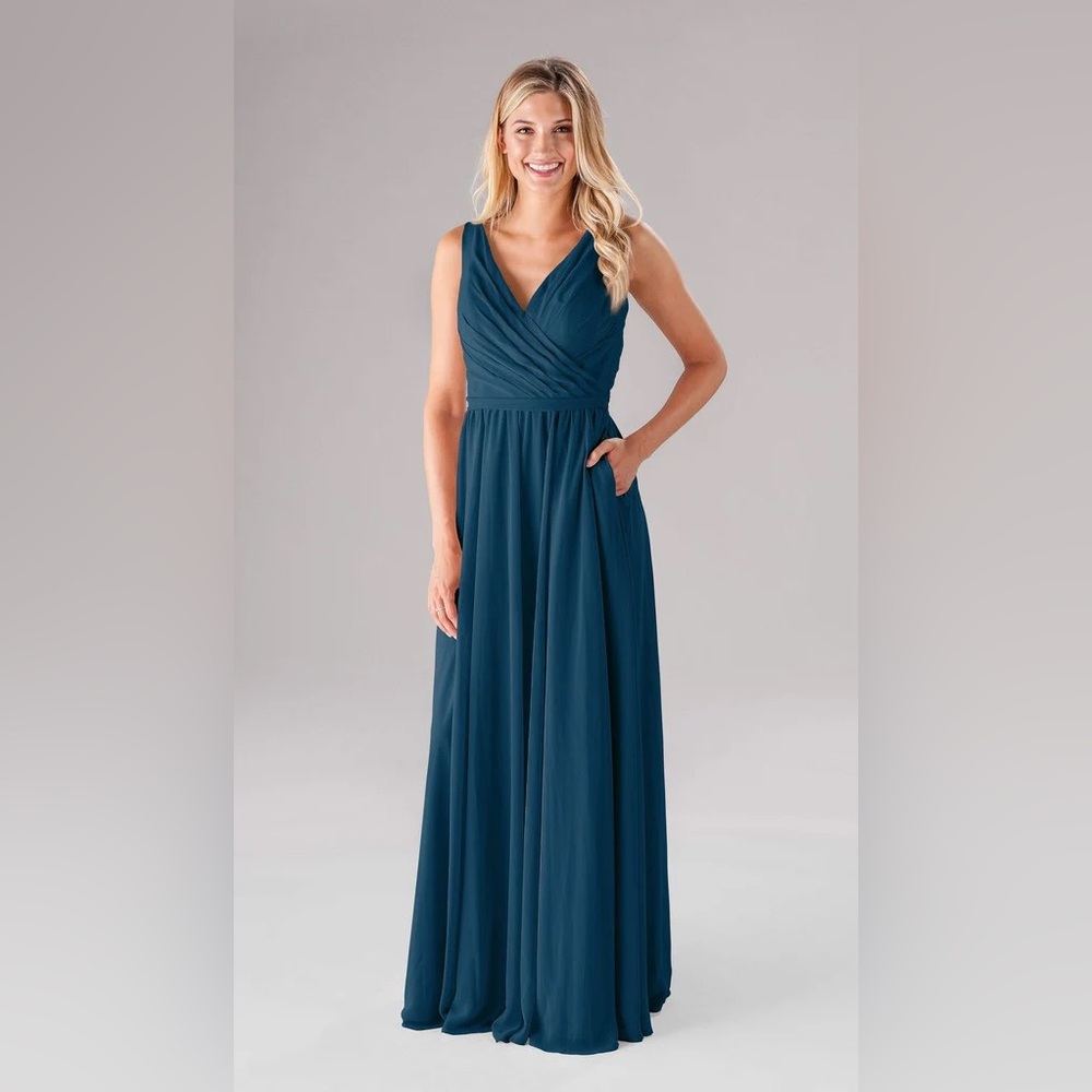 Kennedy Blue Chiffon Bridesmaid Formal Dress